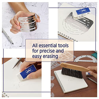 Professional Drafting Tools & Geometry Set with Case