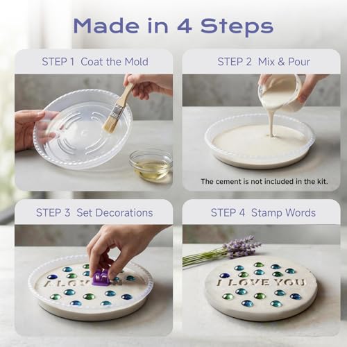 5 Size Stepping Stone Molds Set (5 Count)