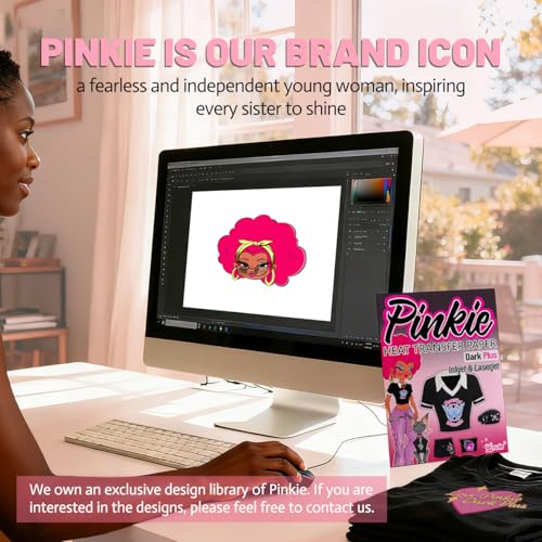 Pinkie Heat Transfer Paper for Laser & Inkjet Printer (10 Count)
