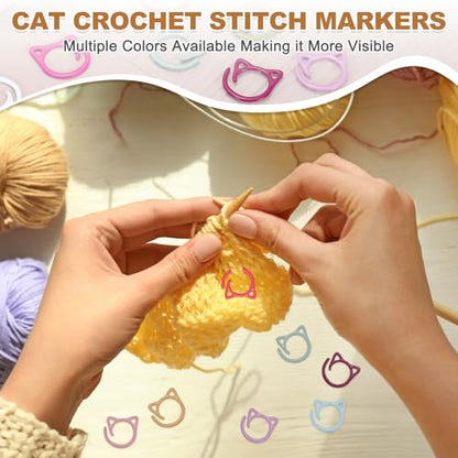 Cat Crochet Stitch Markers