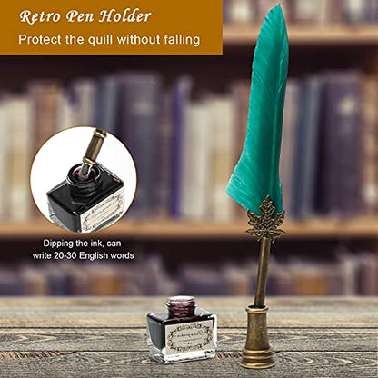 Quill Pen and Ink Set (8 Count)