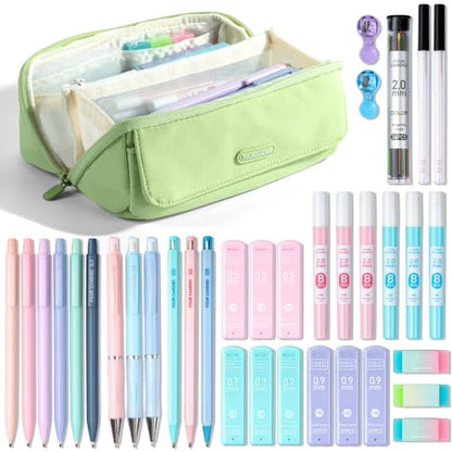 36PCS Mechanical Pencil Set with 624 Lead Refills