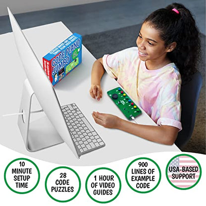 Code Piano Jumbo STEM Coding Toy for Kids 8