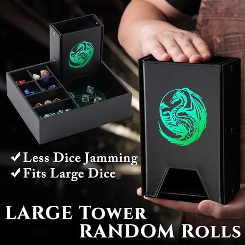 All-in-One Game Roamer - Dice Tray & Tower for DND and RPG