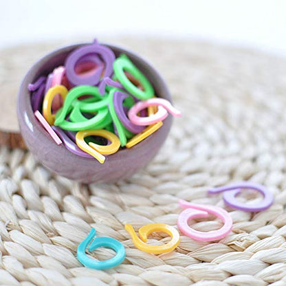 50 PCS Stitch Markers for Crocheting Crochet Stitch Markers