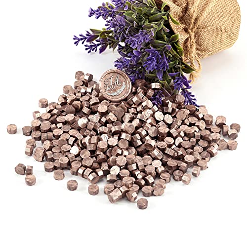360 Pcs Champagne Gold Sealing Wax Beads for Wax Seal Stamp