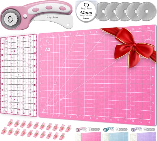 Rotary Cutter Set pink