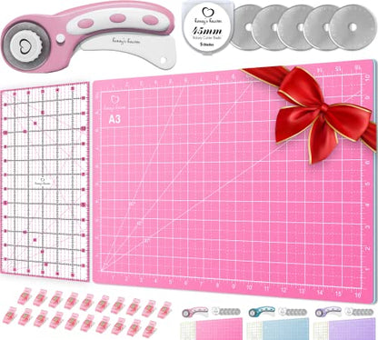 Rotary Cutter Set pink