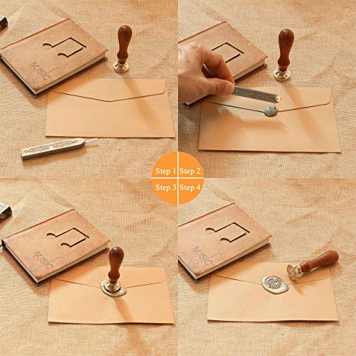 12Pcs Sealing Wax Sticks for Wax Seal Stamp (12 Count)