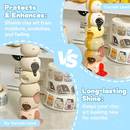 100ml Air Dry Clay Glaze