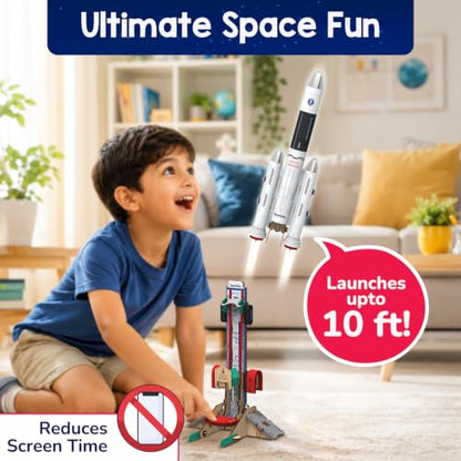 DIY Rocket Launcher STEM Kit for Kids 6