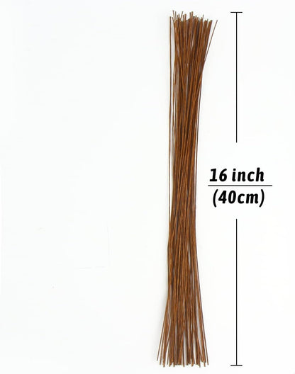 Decora 24 Gauge Brown Floral Wire 16 inch,50/Package