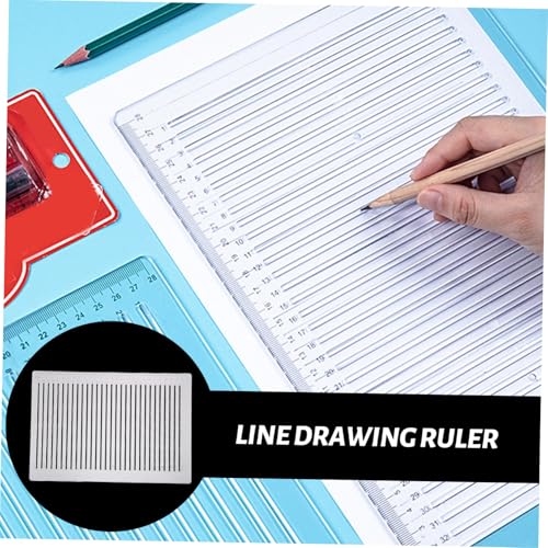 Lettering Stencils Straight Line Stencil Calligraphy Paper Address Stencil for Envelope Small Ruler for journaling Template Ruler Plastic