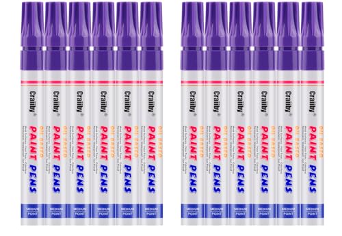 Purple Paint Markers (12 Count)