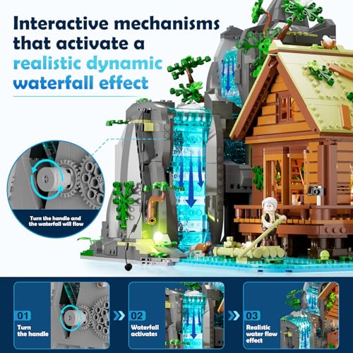 Waterfall Cabin Lighting Building Set (2539 Count)