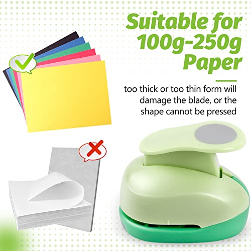 Circle Punch 2+1.5+1 Inch Paper Punch 3 Pcs Paper Punches for Crafting