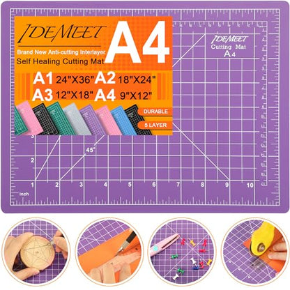 Density upgraded 9"x12" Self Healing Cutting Mat