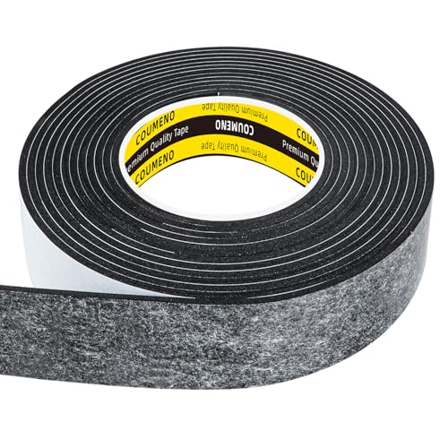 EVA Single Sided Adhesive Black Foam Tape (16.4 Foot)