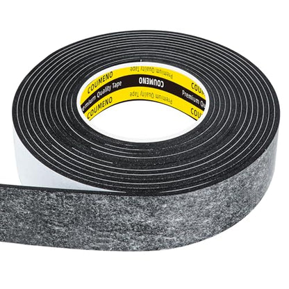 EVA Single Sided Adhesive Black Foam Tape (16.4 Foot)
