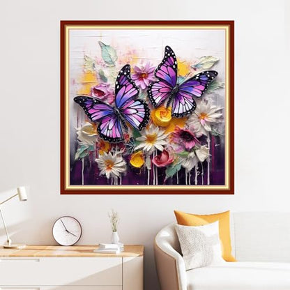 Cross Stitch Stamped Full Embroidery Kits DIY 11CT Cotton Thread Printed DIY Needlepoint Kits Craft Needlework Set Cross