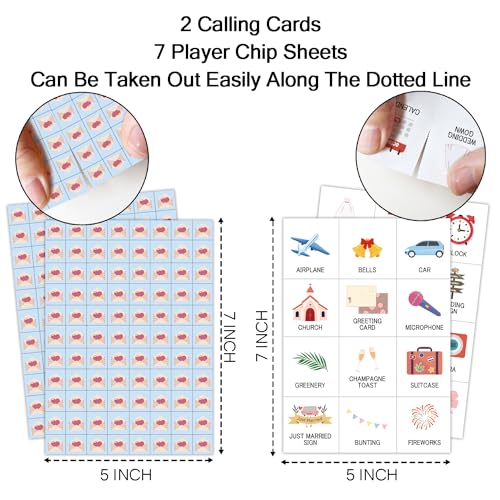 Wedding Party Bingo Game Cards (24 Count)