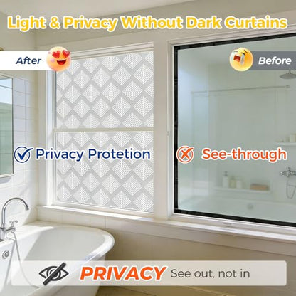 Window Privacy Film Decorative Non