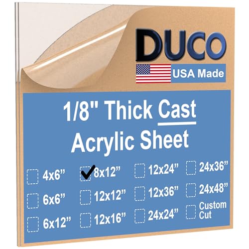 Duco Clear Cast Acrylic Sheets 1 (192 Sq Ft)