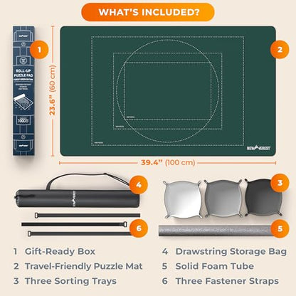 The Original Newverest Jigsaw Puzzle Mat Roll Up