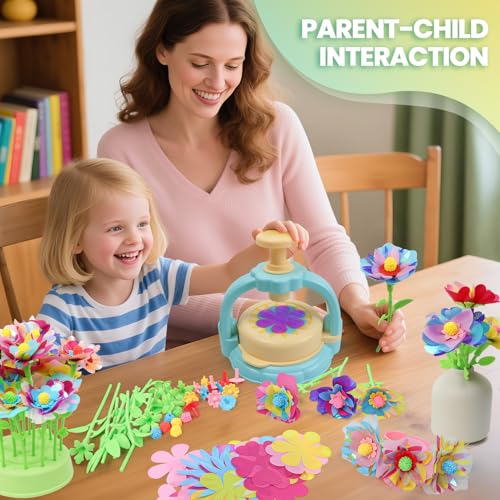 Flower Craft Kit for Kids Ages 4 (120 Count)
