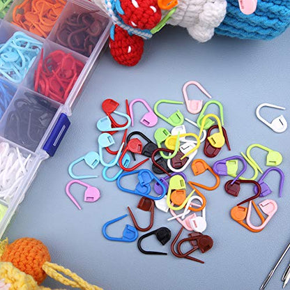 Crochet Stitch Markers 315PCS Stitch Markers for Crocheting Knitting (315 Count)