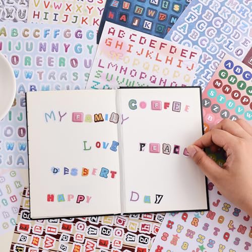 2000+ Pcs Alphabet Sticker for Journaling