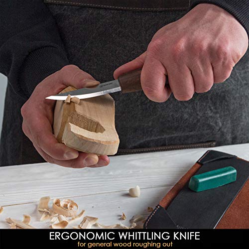 Wood Spoon Carving Tools Kit S14x Deluxe (5 Count)