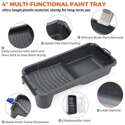 20pcs Small Paint Roller Kit