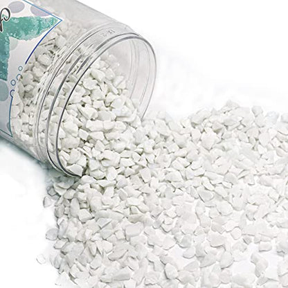 White Crushed Glass for Resin Art & Crafts