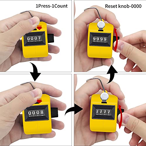 12 Pcs Hand Tally Counter 4