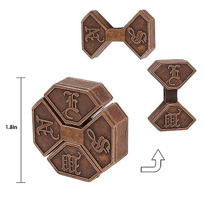 Metal Brain Teasers Puzzles for Adults 3 PCS (3 Count)