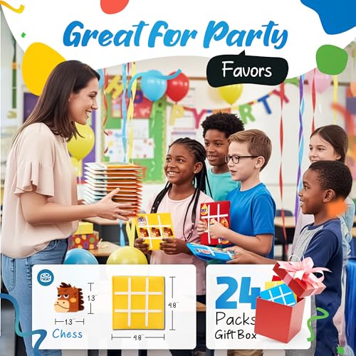 24 Pack Farm Tic Tac Toe Party Favors (24 Count)