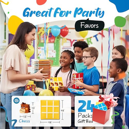 24 Pack Farm Tic Tac Toe Party Favors (24 Count)