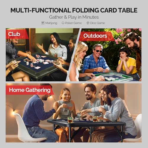 35" Foldable Mahjong Table