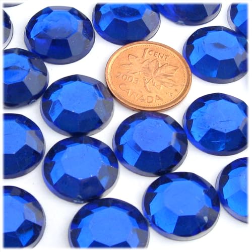 72pc Rhinestones Round 20mm (72 Count)