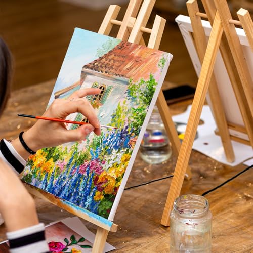 2 Pack 18 Inch Wooden Tabletop Easel Stand (2 Count)