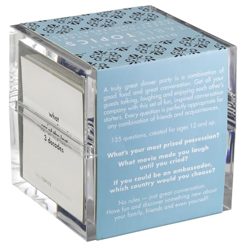 Dinner Party Conversation Cards for Adults to Enjoy Getting to Know Each Other