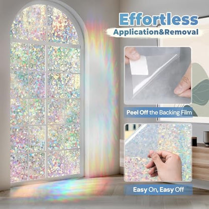 Stained Glass Window Privacy Film