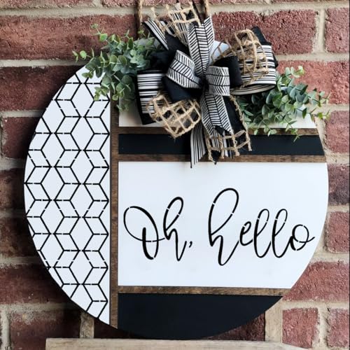 Welcome Stencils for Painting on Wood Welcome Stencil for Crafts Reusable (22 Count)