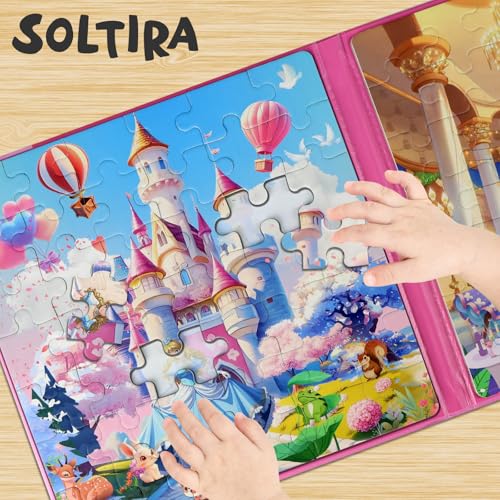 Magnetic Puzzles for Girls 4 (126 Count)