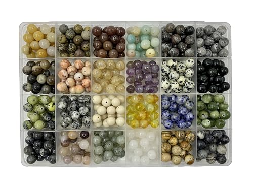 500cs 8mm Natural Gemstone Beads