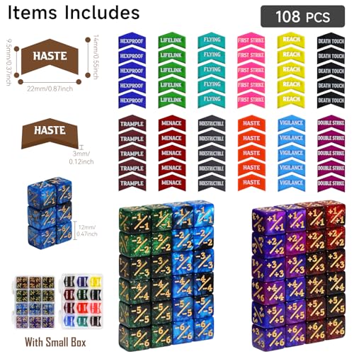 108PCS 12mm MTG +1