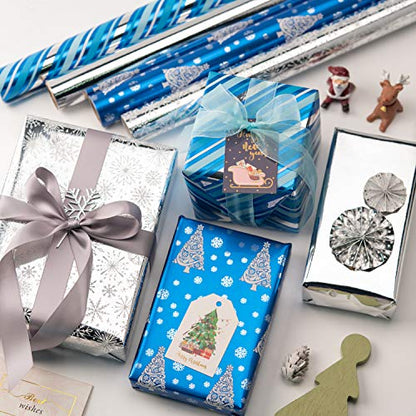30 Inch Christmas Wrapping Paper Roll (100 Sq Ft)