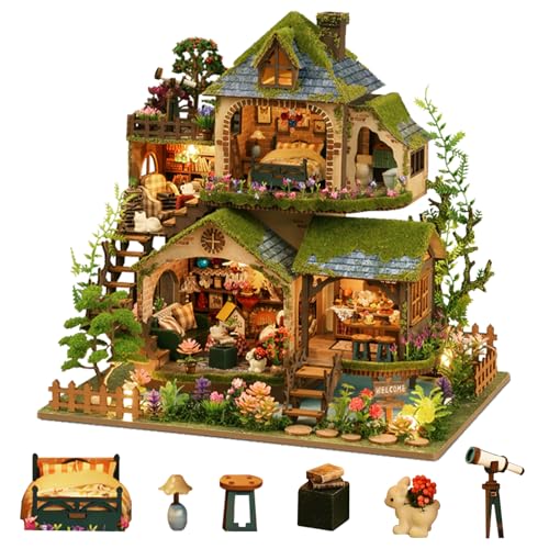 DIY Miniature House Kit for Adults