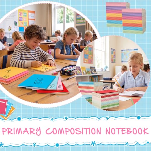 100 Pack A5 Composition Notebooks Bulk 5"x8" Notebooks
